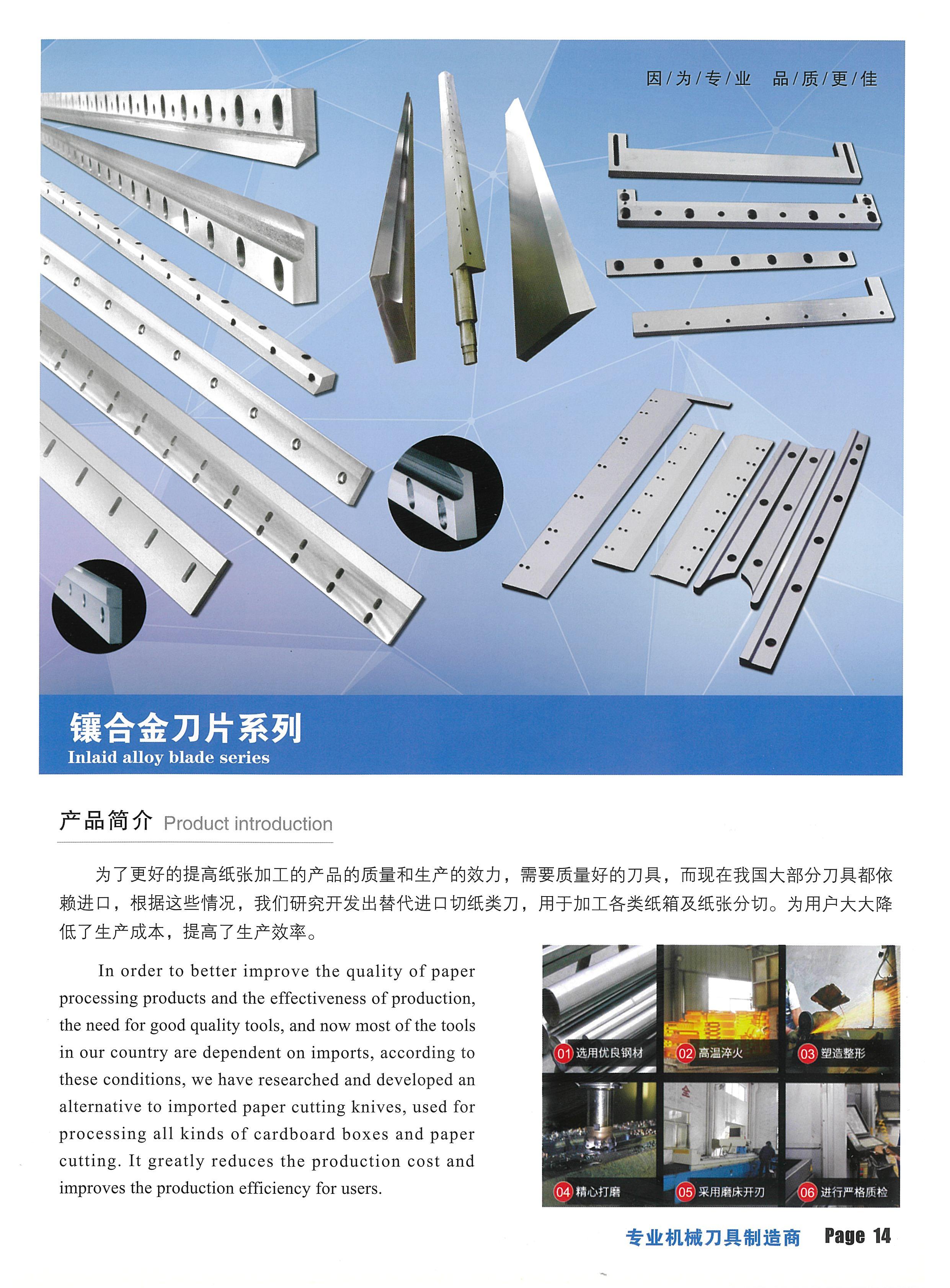 镶合金刀片系列